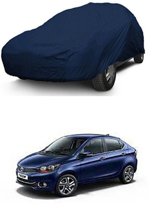 Z Tech Car Cover For Tata Tigor (Without Mirror Pockets)(Blue)