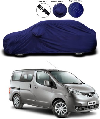 ANTHUB Car Cover For Nissan Evalia (With Mirror Pockets)(Blue)