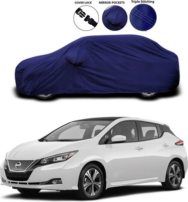 ANTHUB Car Cover For Nissan Leaf EV (With Mirror Pockets)(Blue)