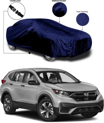 SEBONGO Car Cover For Honda CR-V (With Mirror Pockets)(Blue)