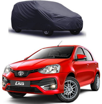 Chiefride Car Cover For Toyota Etios Liva (Without Mirror Pockets)(Grey)
