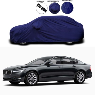 ANTHUB Car Cover For Volvo S90 (With Mirror Pockets)(Blue)