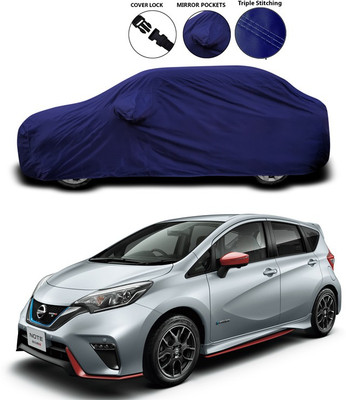 SEBONGO Car Cover For Nissan Note e-Power (With Mirror Pockets)(Blue)