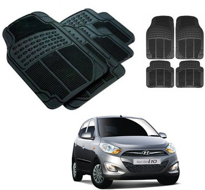 After cars Rubber 3D Mat For  Hyundai i10(Black)