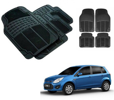 After cars Rubber 3D Mat For  Ford Figo(Black)