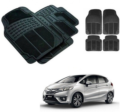 After cars Rubber 3D Mat For  Honda Jazz(Black)