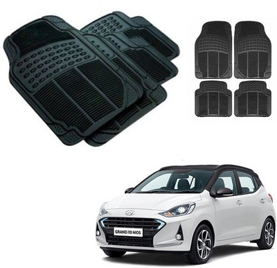 After cars Rubber 3D Mat For  Hyundai Grand i10 Nios(Black)
