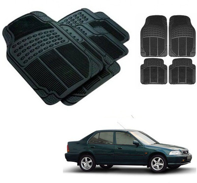 After cars Rubber 3D Mat For  Honda City(Black)