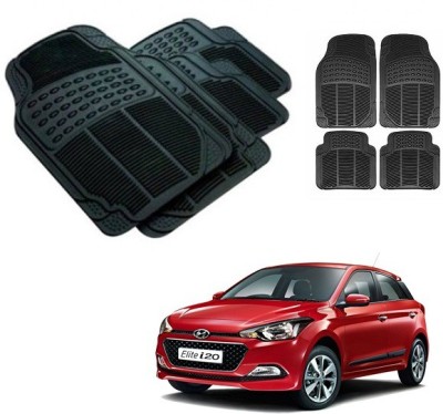 After cars Rubber 3D Mat For  Hyundai Elite i20(Black)