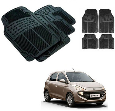 After cars Rubber 3D Mat For  Hyundai Santro(Black)
