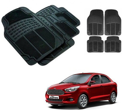 After cars Rubber 3D Mat For  Ford Figo Aspire(Black)