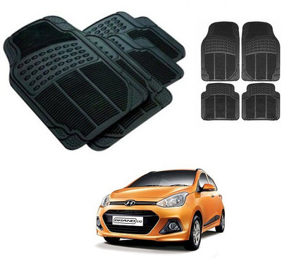 After cars Rubber 3D Mat For  Hyundai Grand i10(Black)