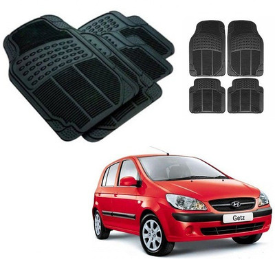 After cars Rubber 3D Mat For  Hyundai Getz(Black)