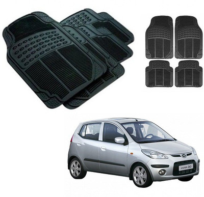 After cars Rubber 3D Mat For  Hyundai i10(Black)