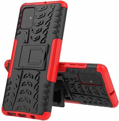 MOBIRUSH Back Cover for Samsung Galaxy A71(Red, Rugged Armor, Pack of: 1)