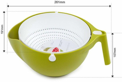 PAVITYAKSH Kitchen Sink Plastic Push Down Strainer(8.5 cm Set of 2)