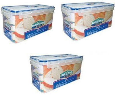 YASHODEEP PLASTIC Plastic Utility Container  - 6070 ml(Pack of 3, White)