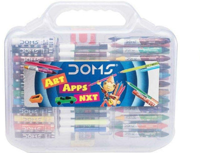 DOMS Art Apps Nxt Crayons Box Pack of 1(Multicolor)