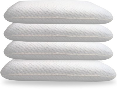 Sleepsia Ventilated Memory foam Pillow Memory Foam Geometric Orthopaedic Pillow Pack of 4(4)