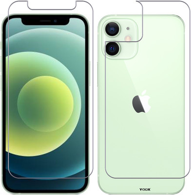 Yoox Front and Back Screen Guard for Apple iPhone 12(Pack of 2)