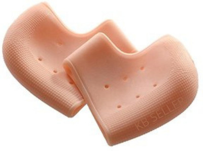 CareHut SILICONE soft padded Heel Support(Beige)