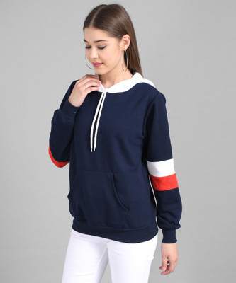 vivient Full Sleeve Color Block Women Sweatshirt