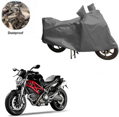 RPSENTTERPR Waterproof Two Wheeler Cover for Ducati(Monster 796 S2R, Grey)