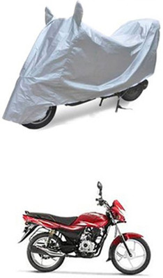 Z Tech Two Wheeler Cover for Bajaj(Silver)
