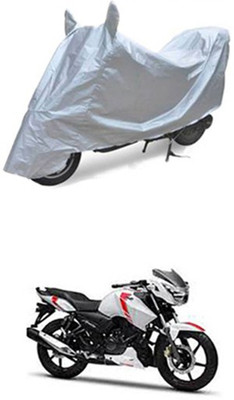 Z Tech Two Wheeler Cover for TVS(Silver)