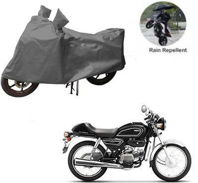 MOTOWORLD Waterproof Two Wheeler Cover for Hero(Splendor Pro Classic, Grey)