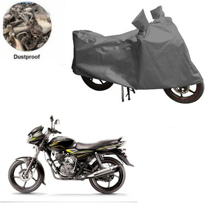 MOTOWORLD Waterproof Two Wheeler Cover for Bajaj(Discover 100 DTS-i, Grey)