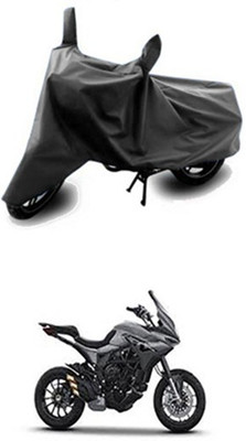 Z Tech Two Wheeler Cover for Universal For Bike(Grey)