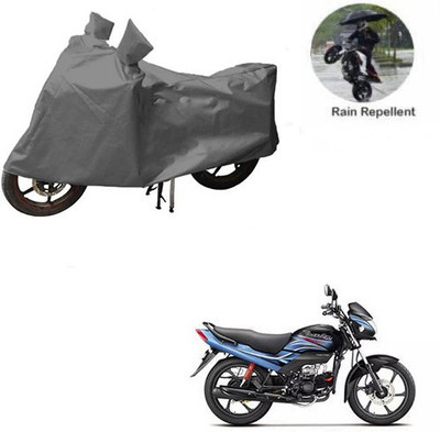 MOTOWORLD Waterproof Two Wheeler Cover for Honda(Passion Pro, Grey)
