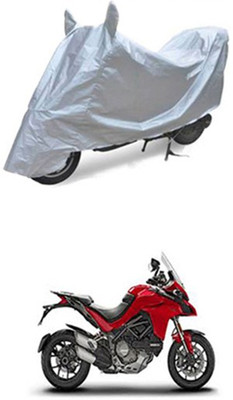 Z Tech Two Wheeler Cover for Ducati(Silver)