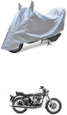 Z Tech Two Wheeler Cover for Royal Enfield(Silver)