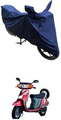 Z Tech Two Wheeler Cover for Kinetic(Blue)