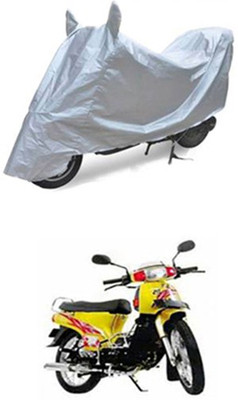 Z Tech Two Wheeler Cover for Kinetic(Silver)