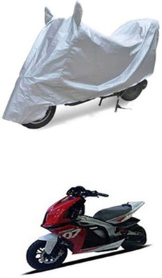 Z Tech Two Wheeler Cover for TVS(Silver)