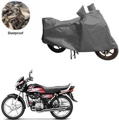 MOTOWORLD Waterproof Two Wheeler Cover for Hero(HF Deluxe, Grey)