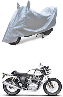 Z Tech Two Wheeler Cover for Royal Enfield(Silver)