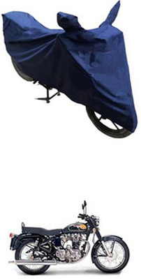 Z Tech Two Wheeler Cover for Royal Enfield(Twin spark, Blue)