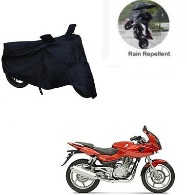 RPSENTTERPR Waterproof Two Wheeler Cover for Bajaj(Pulsar 220 DTS-i, Black)