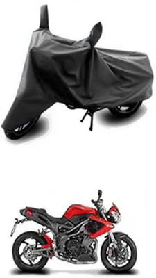 Z Tech Two Wheeler Cover for DSK Benelli(TNT R, Grey)
