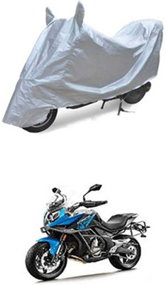 Z Tech Two Wheeler Cover for Universal For Bike(Silver)