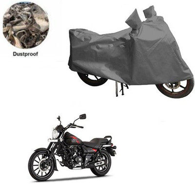 MOTOWORLD Waterproof Two Wheeler Cover for Bajaj(Avenger 220 Street, Grey)