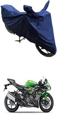 Z Tech Two Wheeler Cover for Kawasaki(Blue)