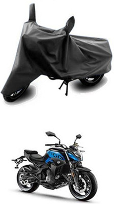 Z Tech Two Wheeler Cover for Universal For Bike(Grey)