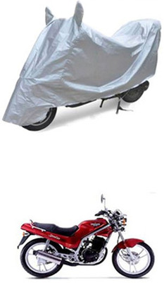 Z Tech Two Wheeler Cover for Kinetic(Silver)