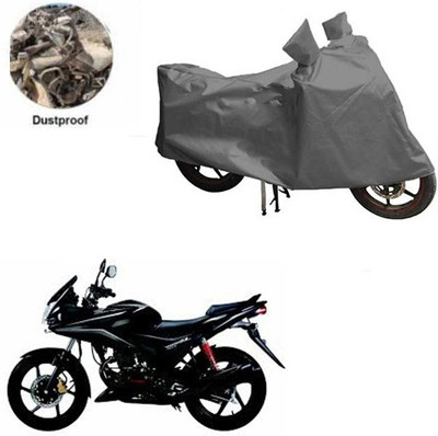 MOTOWORLD Waterproof Two Wheeler Cover for Honda(CBF Stunner, Grey)