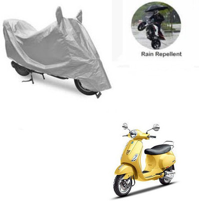 RPSENTTERPR Waterproof Two Wheeler Cover for Piaggio(Vespa SXL, Silver)